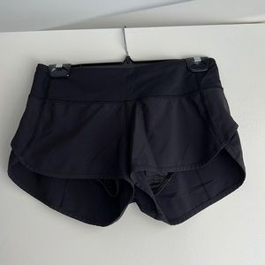 Black Lululemon Athletic Shorts
